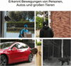 Solar-Bewegungsmelder mit Funkgong & Zonen-Erkennung