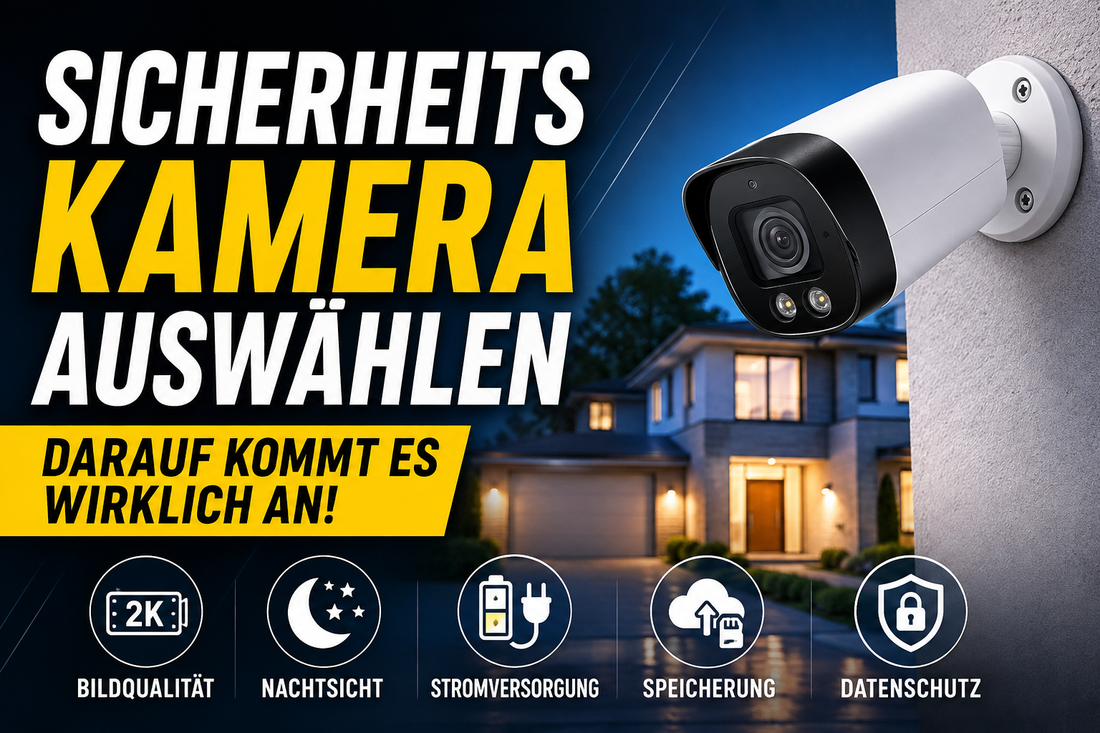 Sicherheitskamera auswählen: Darauf sollten Sie achten