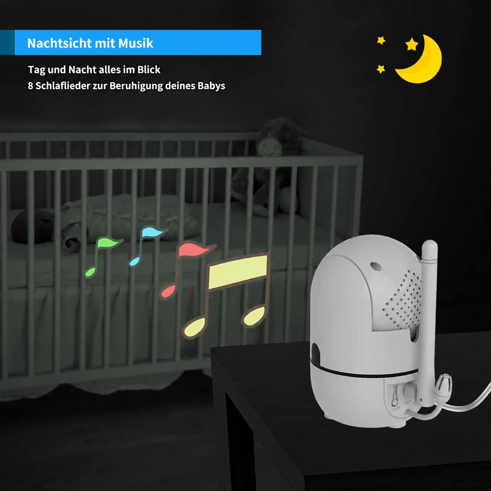 Babyphone mit 5-Zoll-Display & Kamera
