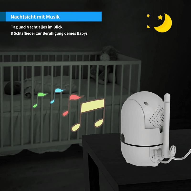 Video-Babyphone mit Nachtsicht & Gegensprechen
