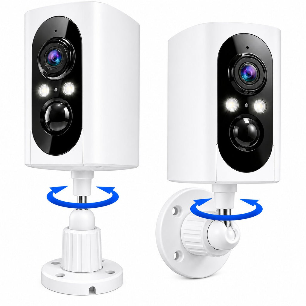 Smarte 4MP WLAN-Überwachungskamera mit WiFi 6, Personenerkennung & Farbnachtsicht