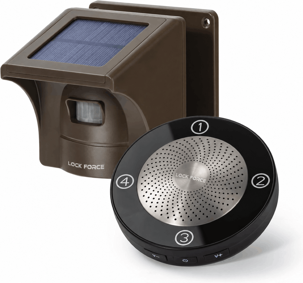 Solar Einfahrtsalarm mit Bewegungssensor
