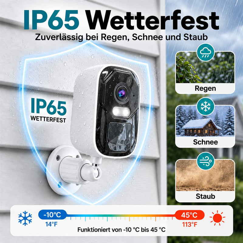 4MP WLAN-Kamera mit WiFi 6 & Farbnachtsicht
