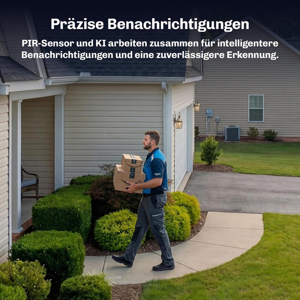 Lock Force SolarCam Lite mit einer Ladung bis zu 240 Tage Aufnahmedauer ohne Verkabelung