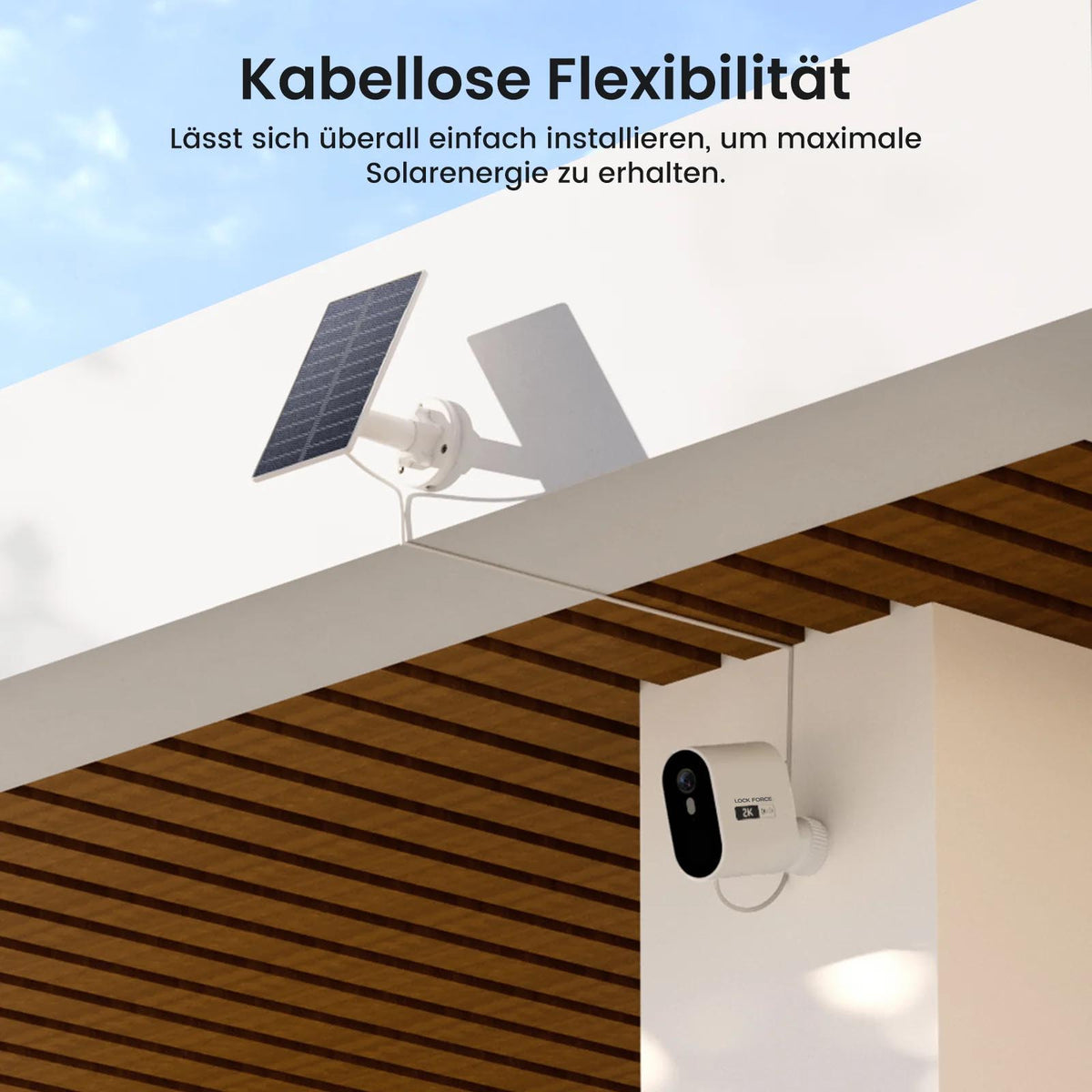 Vergleich von 2K-Farb-Nachtsicht und herkömmlicher Infrarot-Nachtsicht bei der Lock Force SolarCam Lite