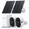 2K Solar Sicherheitskamera System, 2er-Set