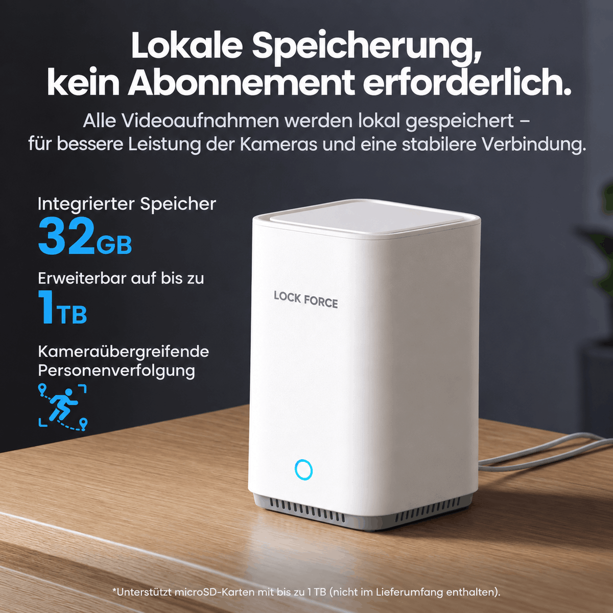 2K Solar Sicherheitskamera System, 2er-Set