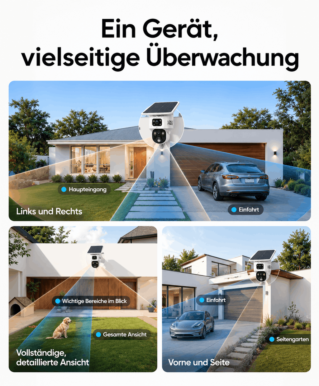 4K Solar PTZ Sicherheitskamera
