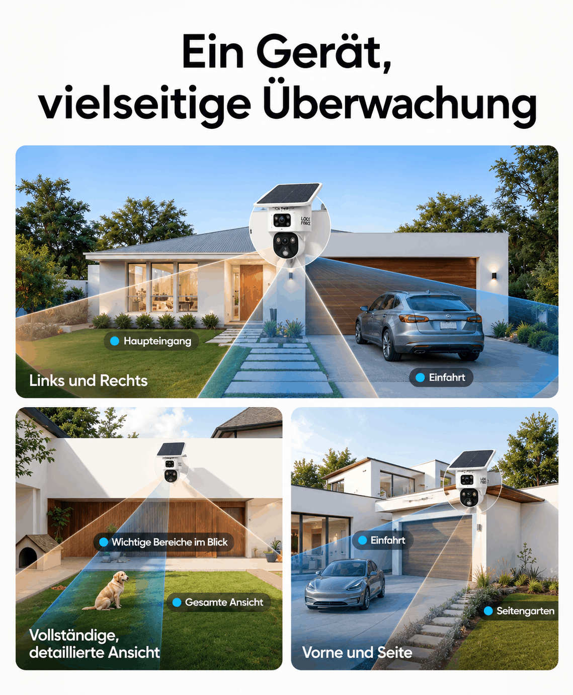 4K Solar PTZ Sicherheitskamera