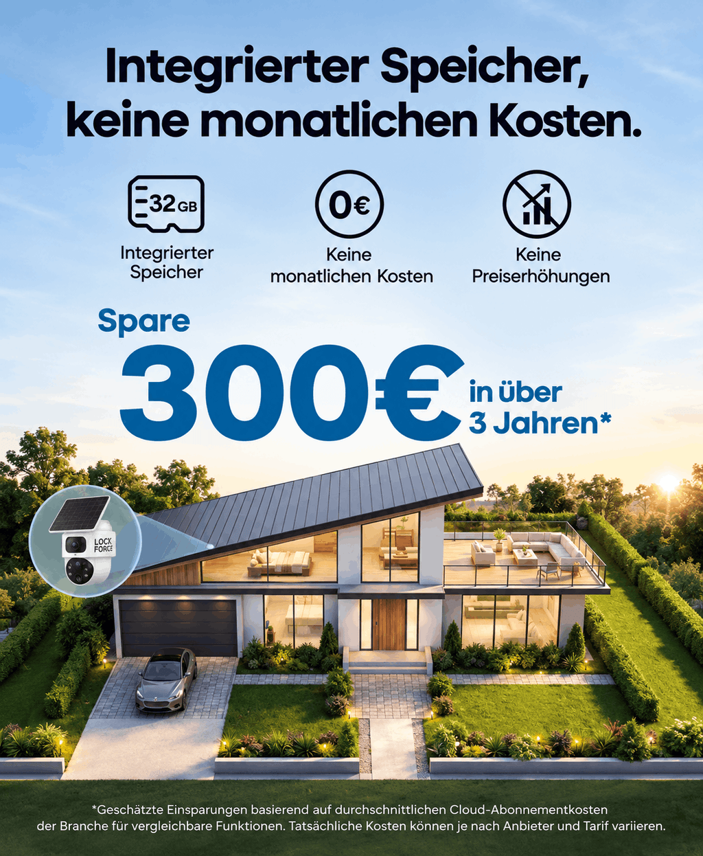 4K Solar PTZ Sicherheitskamera