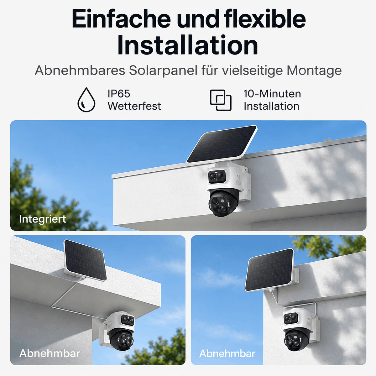 4K Solar PTZ Sicherheitskamera