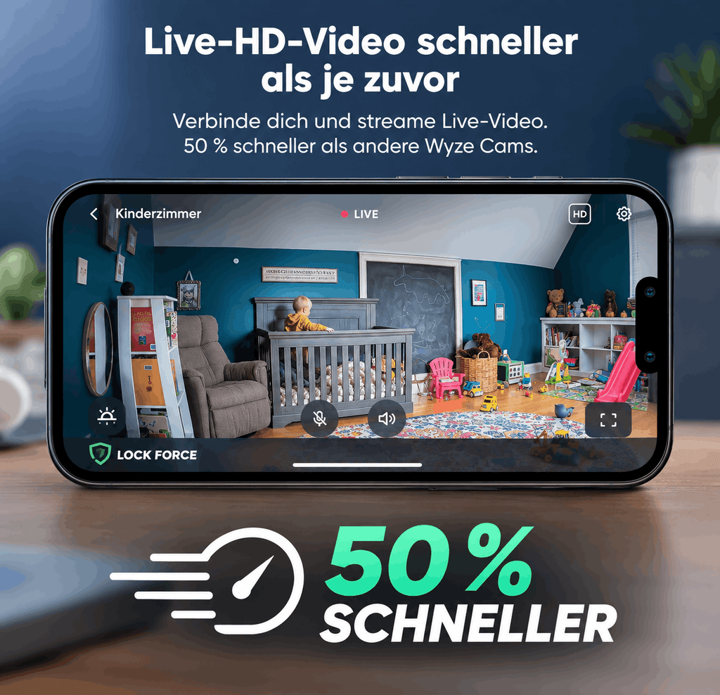 1080p WLAN Sicherheitskamera